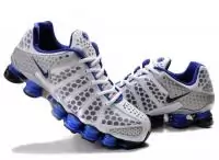 nike shox promos tl3 chaussures tl-02 blance blue,nike shox promos tl,nike shox promos tl3 pas cher